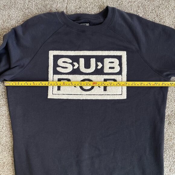 Subpop Label Pullover Mens Small Sweatshirt Nirvana Soundgarden 90s Retro - Picture 10 of 12